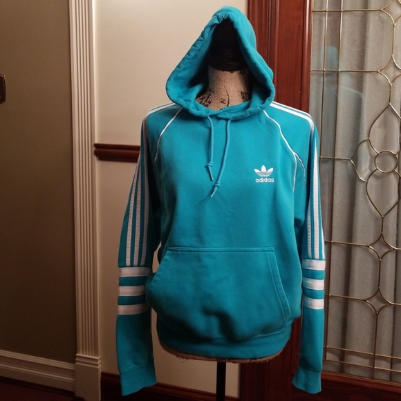 NWOT Adidas Turquoise Hoodie